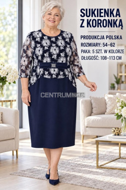 Sukienka damska Polska (54-62) 4758