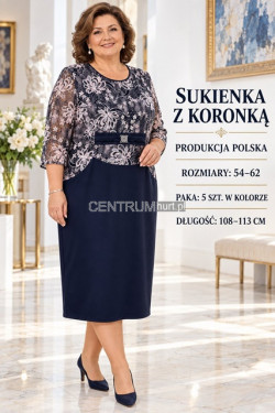 Sukienka damska Polska (54-62) 4759