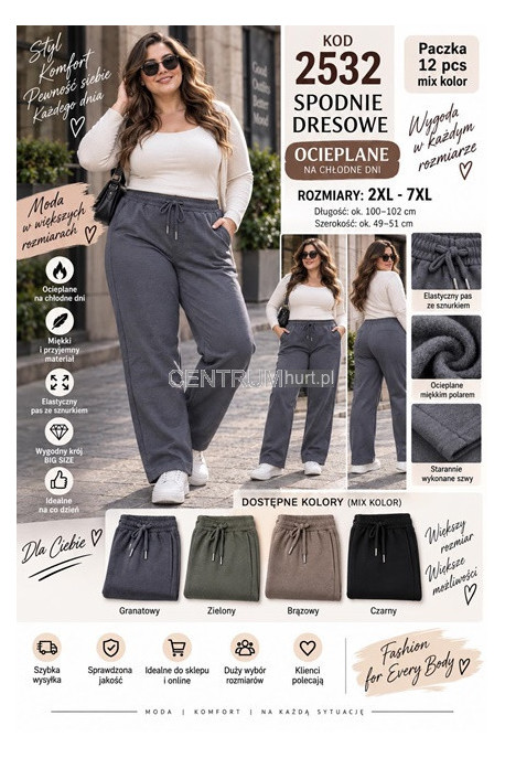 Spodnie dresowe damskie (S-XL) 1