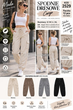 Spodnie dresowe damskie (S-XL) 2529