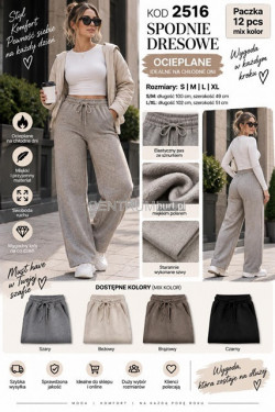 Spodnie dresowe damskie (S-XL) 2516