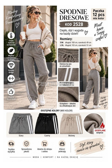 Spodnie dresowe damskie (S-XL) 1