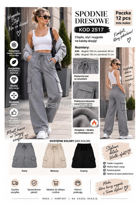 Spodnie dresowe damskie (S-XL) 1