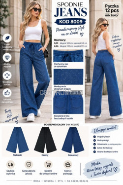 Spodnie dresowe damskie (S-XL) 8009