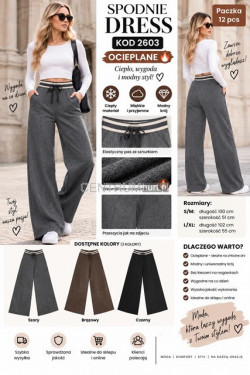 Spodnie dresowe damskie (S-XL) 2603