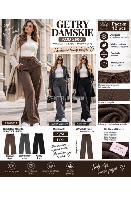 Spodnie dresowe damskie (S-XL) 1