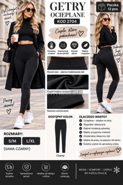 Leginsy damskie (S-XL) 2704