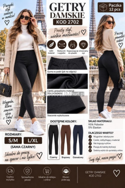 Leginsy damskie (S-XL) 2702