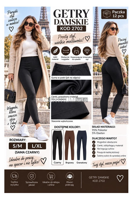 Leginsy damskie (S-XL) 1
