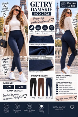 Leginsy damskie (S-XL) 2702