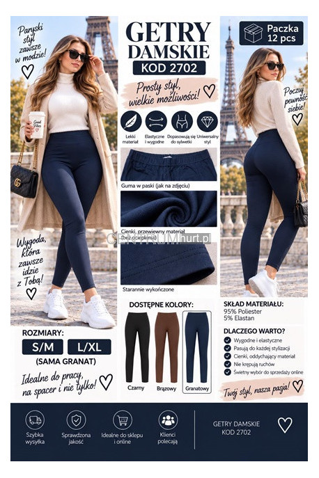 Leginsy damskie (S-XL) 1