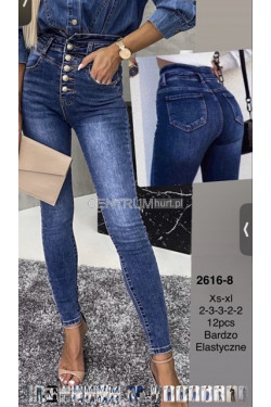 Jeansy damskie (XS-XL) 2616-8