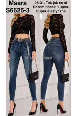 Jeansy damskie (XS-XL) S6625-3