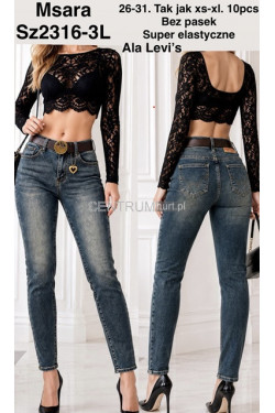 Jeansy damskie (XS-XL) SZ2316-3L