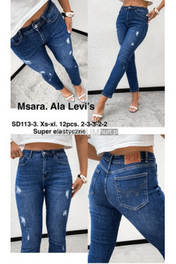 Jeansy damskie (XS-XL) SD113-3