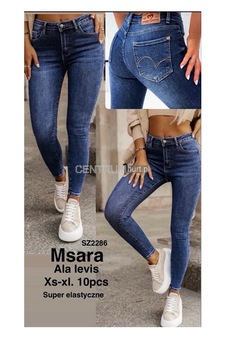 Jeansy damskie (XS-XL) 2