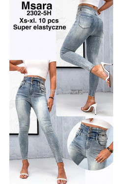Jeansy damskie (XS-XL) 2302-5H
