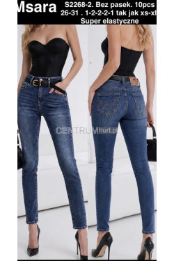 Jeansy damskie (XS-XL) S2268-2