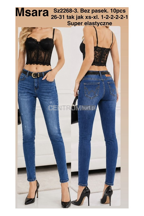 Jeansy damskie (XS-XL) 2