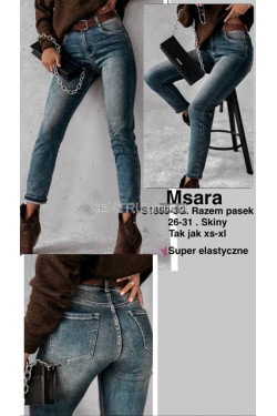 Jeansy damskie (XS-XL) S1859-3G