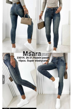 Jeansy damskie (XS-XL) 2301H