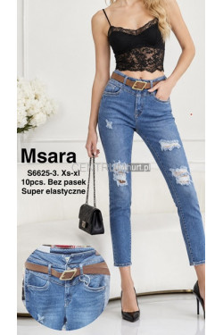 Jeansy damskie (XS-XL) S6625-3