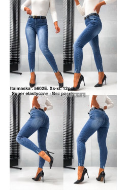 Jeansy damskie (XS-XL) 5602E