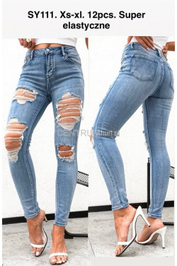 Jeansy damskie (XS-XL) SY111