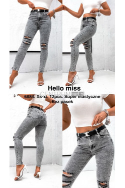 Jeansy damskie (XS-XL) 6884