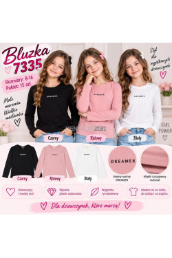 Bluzka dziewczęca (8-16) 7335