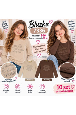Bluzka dziewczęca (8-16) 7336