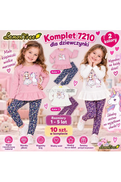 Komplet dziewczęcy (1-5) 7210