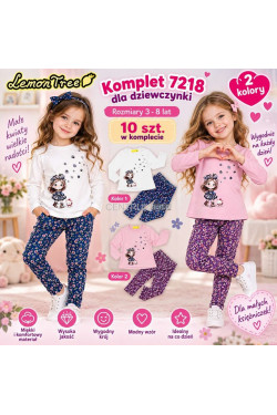 Komplet dziewczęcy (3-8) 7218