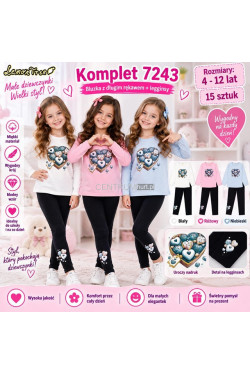 Komplet dziewczęcy (4-12) 7243