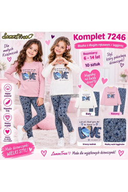 Komplet dziewczęcy (6-14) 7246
