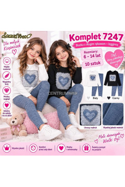 Komplet dziewczęcy (6-14) 7247
