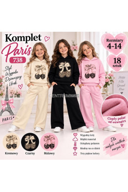 Komplet dziewczęcy (4-14) 738