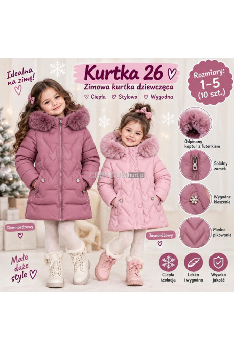 Kurtka dziewczęca zimowa (4-14) 1