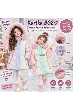 Kurtka dziewczęca zimowa (4-12) BG2