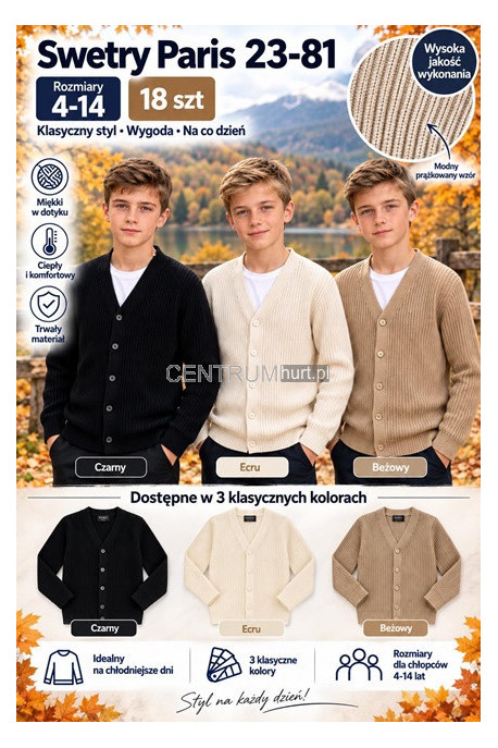 Sweter chłopięce (4-14) 1