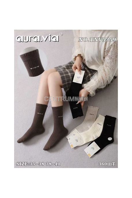 Skarpetki z wełną AURA.VIA (35-41) TNV5360