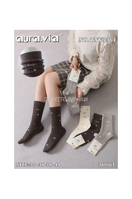 Skarpetki z wełną AURA.VIA (35-41) TNV5359