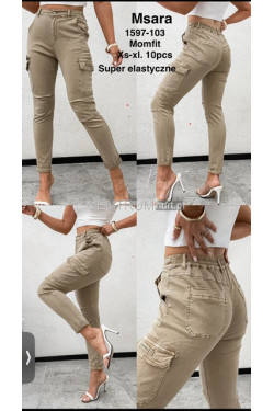 Jeansy damskie (XS-XL) 1597-103