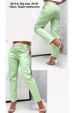 Jeansy damskie (29-36) 3013-8