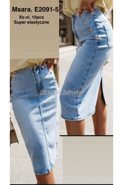 Spódnica jeansowa damska (XS-XL) E2091-5