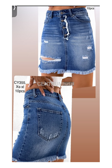 Spódnica jeansowa damska (XS-XL) 6