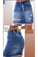 Spódnica jeansowa damska (XS-XL) 6