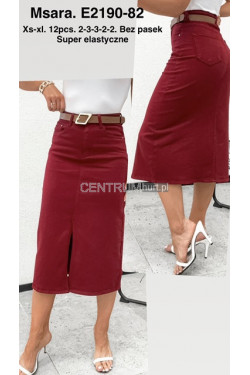 Spódnica jeansowa damska (XS-XL) E2190-82