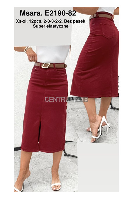Spódnica jeansowa damska (XS-XL) 6