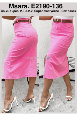 Spódnica jeansowa damska (XS-XL) E2190-136